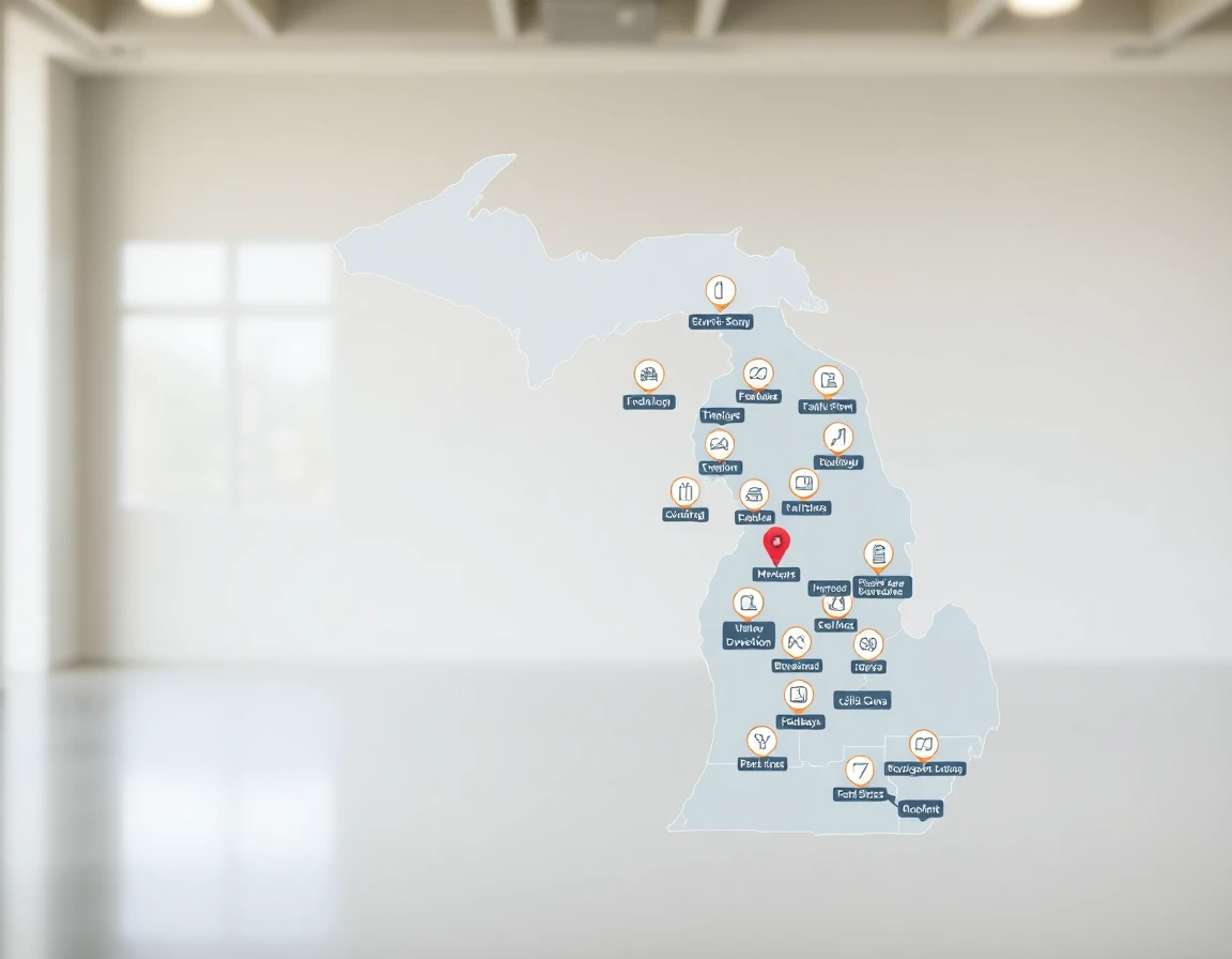 Water Damage Service Areas Map