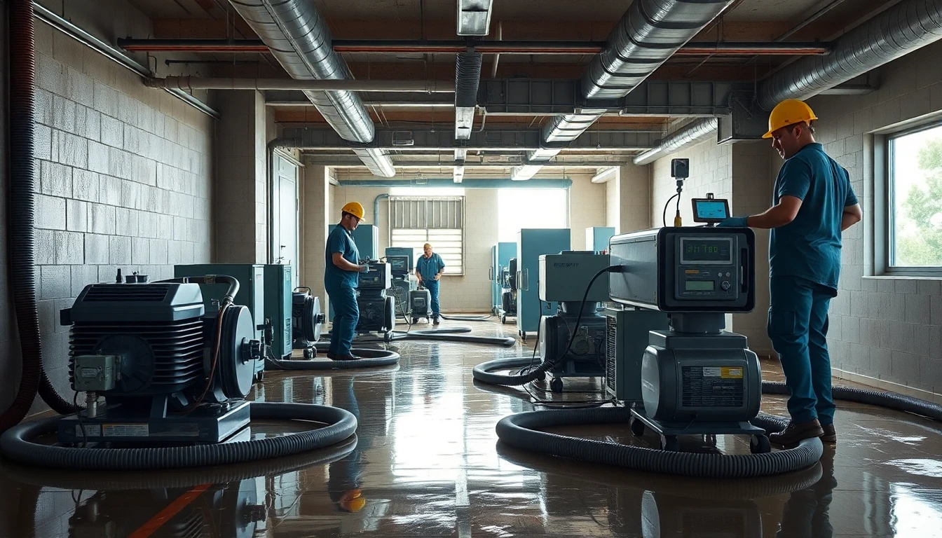 Commercial Basement Flood Cleanup