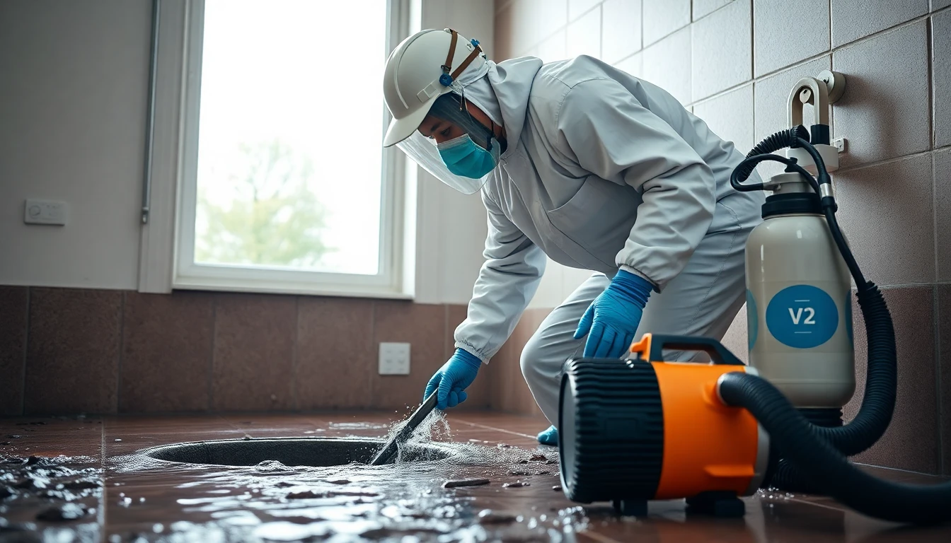Sewage Backup Cleanup
